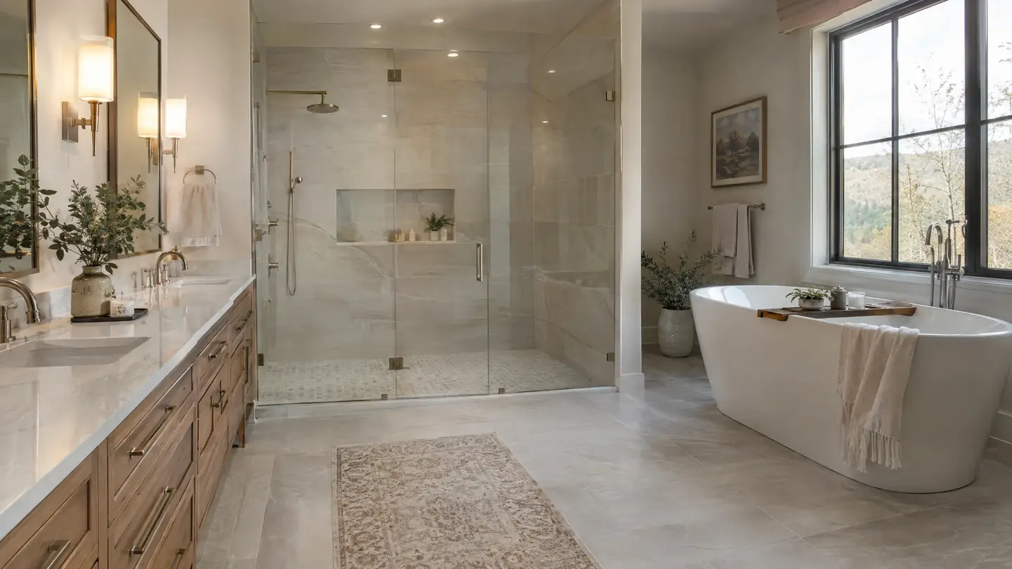 Bathroom Remodeling work in progress on a Middle Tennessee home