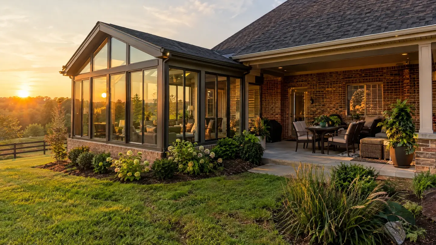 Sunrooms & Additions work in progress on a Middle Tennessee home